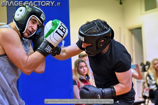 2019-05-30 Milano - pound4pound boxe gym 3911 Alex Avella vs Federico Dionigi